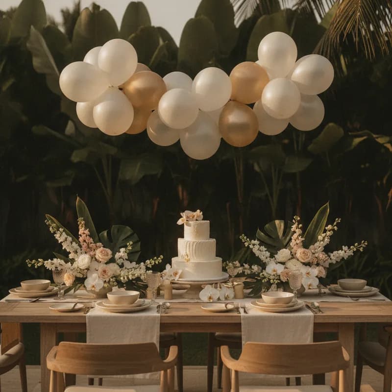 Birthday / celebration setup
