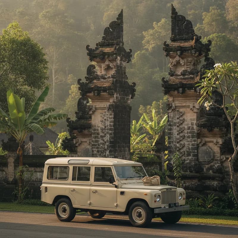 Private driver — half day, car (1–4 pax)