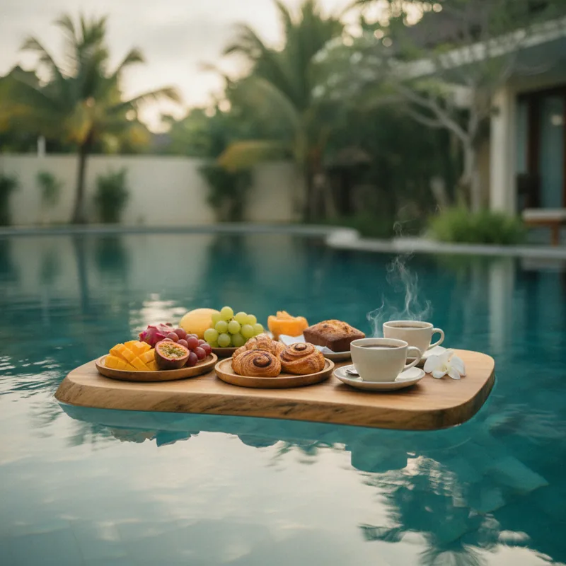 Floating breakfast
